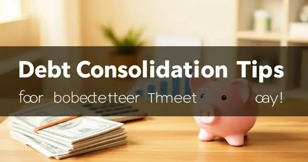 Debt Consolidation Tips for Better Finances: Save Today!